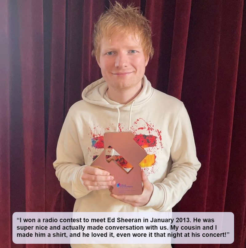 Ed Sheeran | Instagram/@teddysphotos
