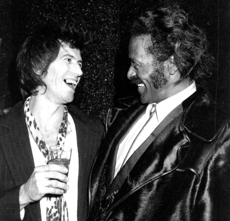 Les Copains de Fête Keith Richards et Chuck Berry | Alamy Stock Photo