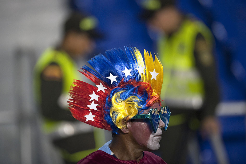 Ein venezolanischer Superfan | Getty Images Photo by EITAN ABRAMOVICH/AFP