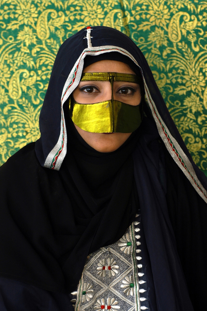 Traditionelle Kleidung für die katarische Frau | Alamy Stock Photo