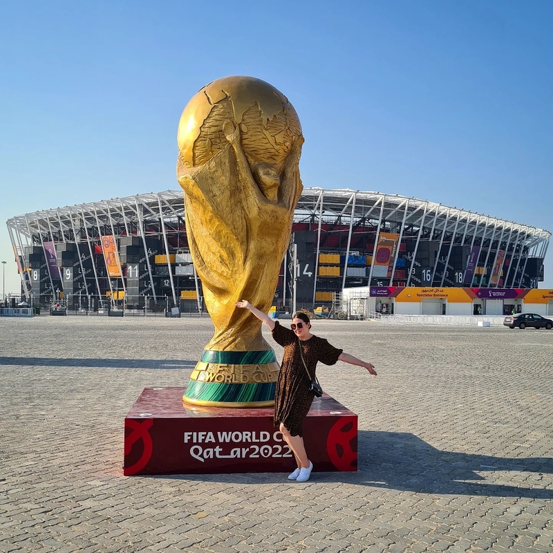 Erstes arabisches Land als Gastgeber der Weltmeisterschaft | Instagram/@travelle_with_elle