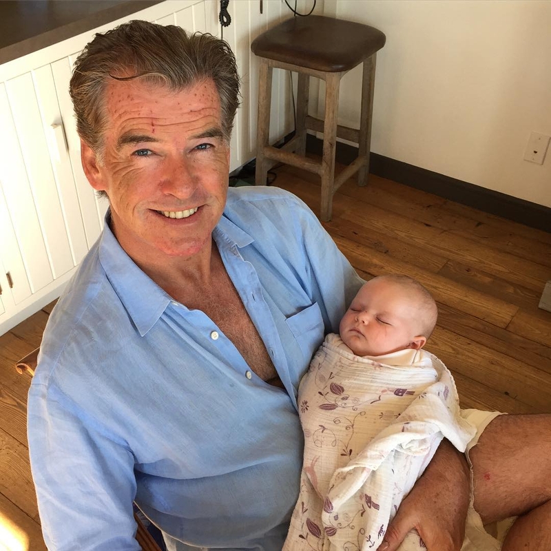 Being a Grandfather | Instagram/@piercebrosnanofficial