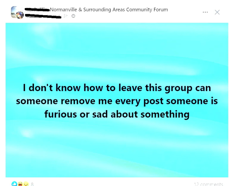 A Guide to Leaving Toxic Facebook Groups | Reddit.com/Mylo-s