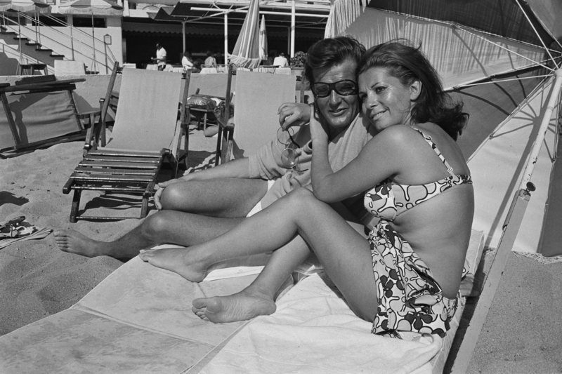 Roger Moore and Luisa Mattioli | Getty Images Photo by Reg Lancaster/Daily Express/Hulton Archive