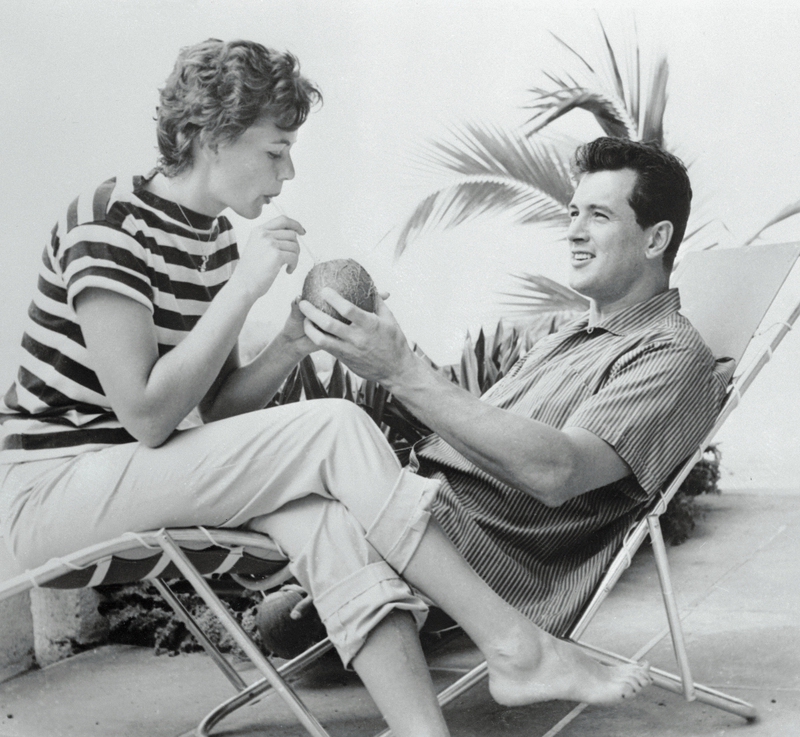 Rock Hudson and Phyllis Gates | Getty Images Photo by Bettmann