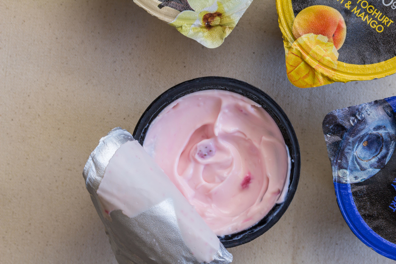 Applesauce and Yogurt | Alamy Stock Photo