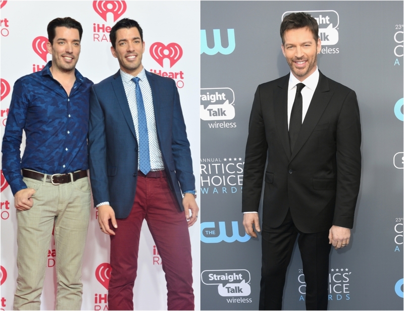 The Property Brothers and Harry Connick Jr. | Alamy Stock Photo by Kobby Dagan/ABACAPRESS & Getty Images Photo by Steve Granitz/WireImage