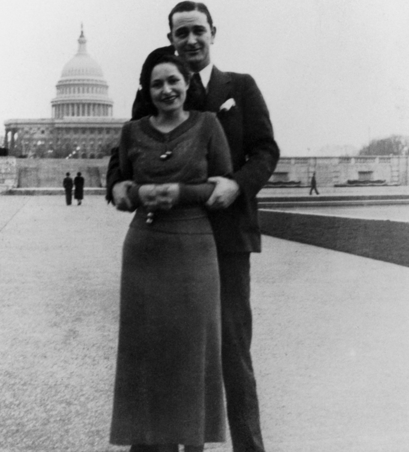 Lyndon Baines Johnson and Lady Bird Taylor | Alamy Stock Photo