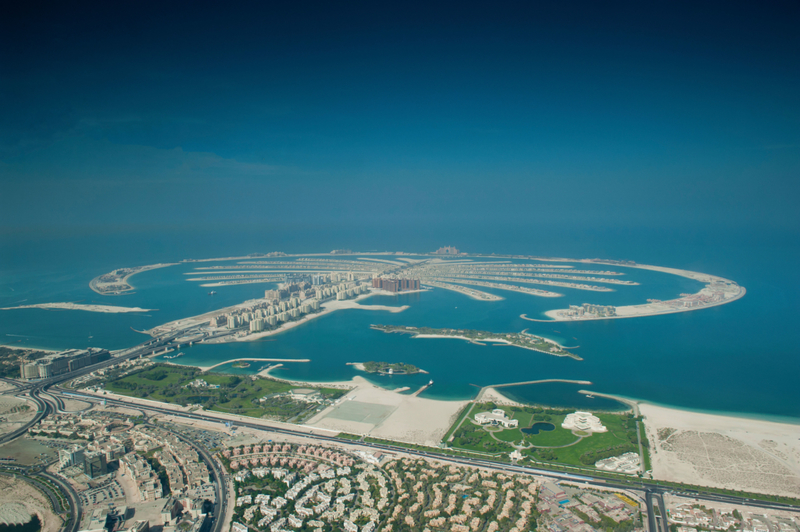 Dubai hat künstliche Inseln | Alamy Stock Photo