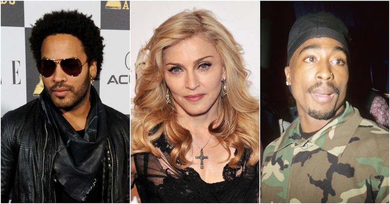Madonna: Lenny Kravitz & Tupac | Alamy Stock Photo & Getty Images Photo by Stephen Lovekin