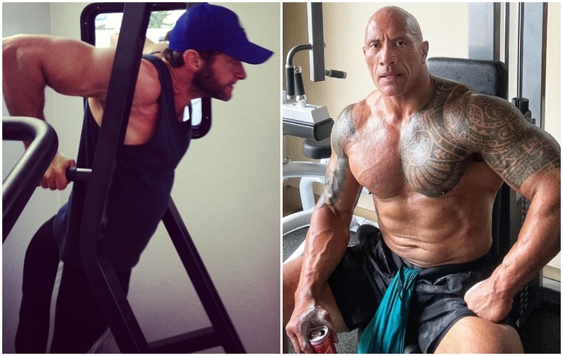 Learning From the Best | Instagram/@thehughjackman & @therock