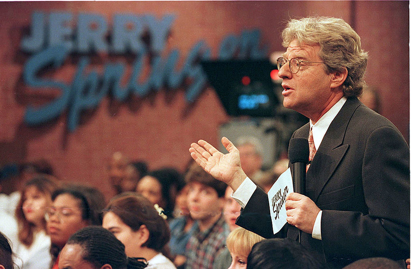 Jerry Springer (Then) | Getty Images Photo by Handout