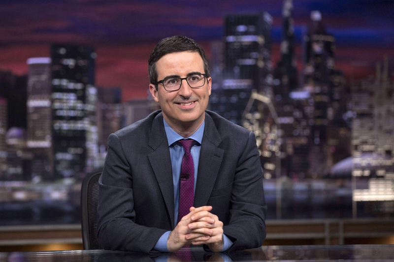 John Oliver (Then) | Alamy Stock Photo by HOME BOX OFFICE/Album