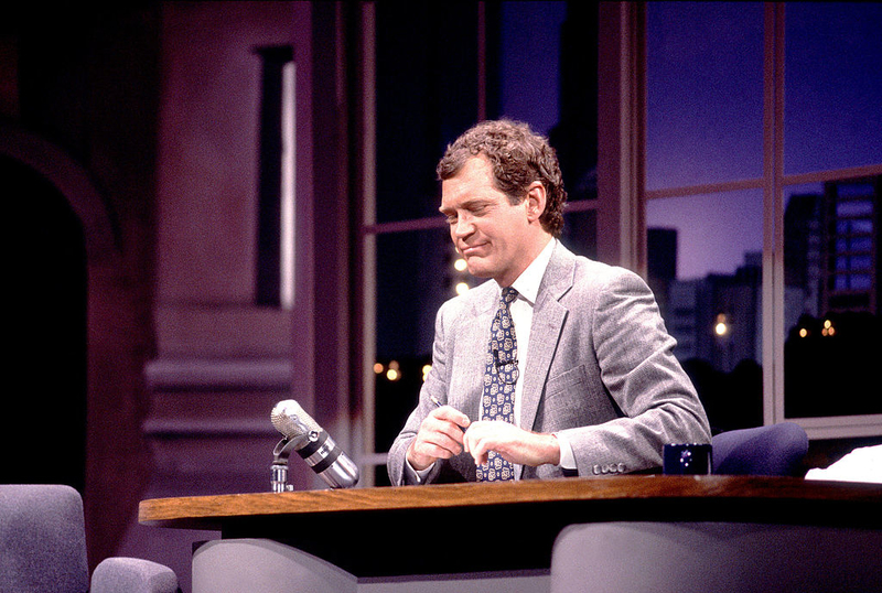 David Letterman (Then) | Getty Images Photo by Paul Natkin/WireImage