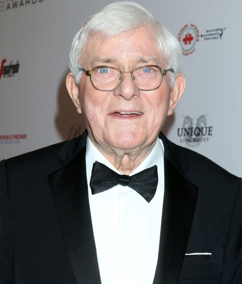 Phil Donahue (Now) | Alamy Stock Photo by Kathy Hutchins