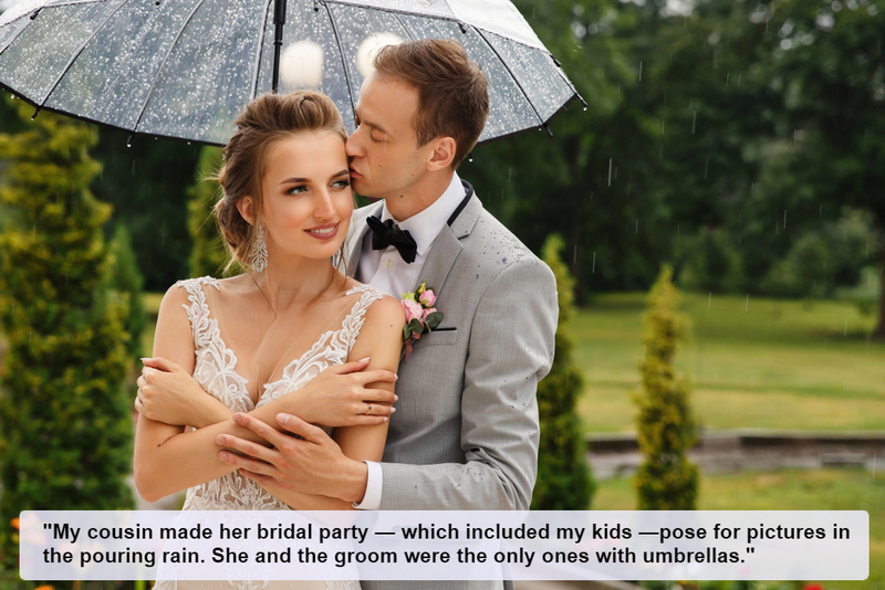 Wie Regen an deinem Hochzeitstag | Shutterstock