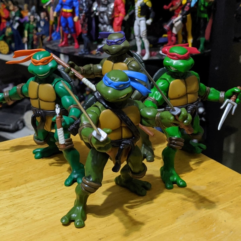 Teenage Mutant Ninja Turtles 1980s Actions Figures | Reddit.com/Captainubernerd