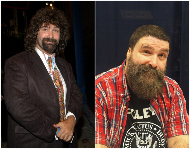 Mick Foley | Getty Images Photo by Jamie McCarthy/WireImage & Bobby Bank