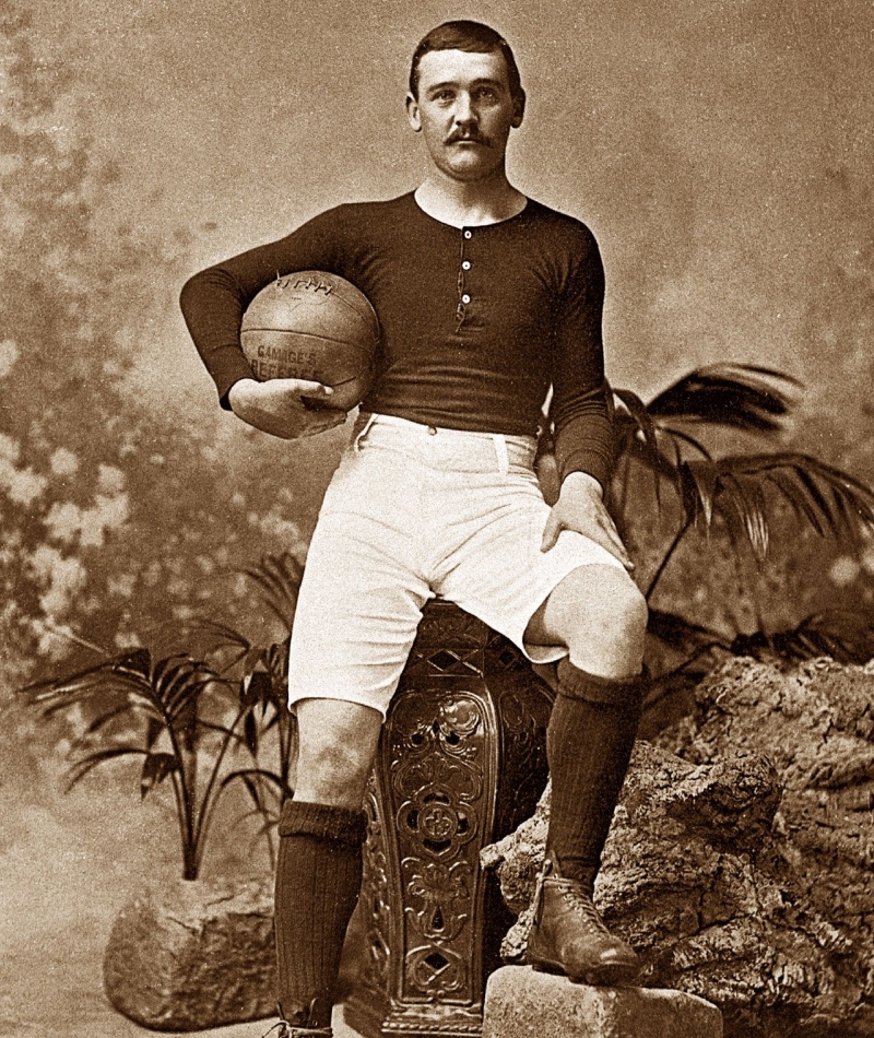 A Soccer Player from Back in the Day | Alamy Stock Photo