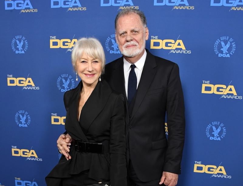 Helen Mirren and Taylor Hackford | Getty Images Photo by Steve Granitz/WireImage