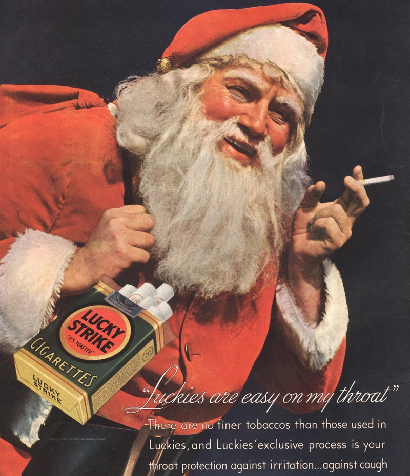 An Old and Grizzly Santa | Alamy Stock Photo by Retro AdArchives