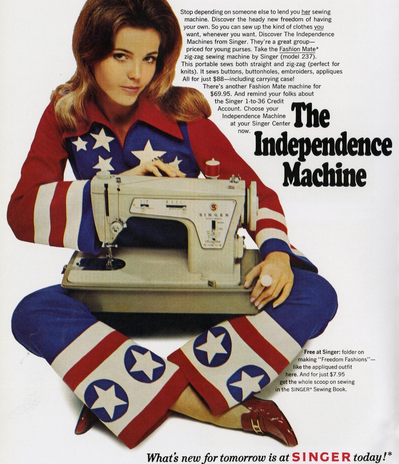 Singer: The Independence Machine | Alamy Stock Photo by Retro AdArchives/courtesy of Advertising Archives