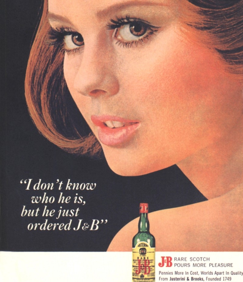 What’s A Guy Got to Do With J&B Whiskey? | Alamy Stock Photo by Retro AdArchives