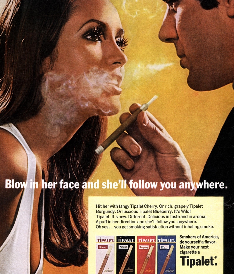 Cigarette Ads Had Bad Taste | Alamy Stock Photo by Retro AdArchives