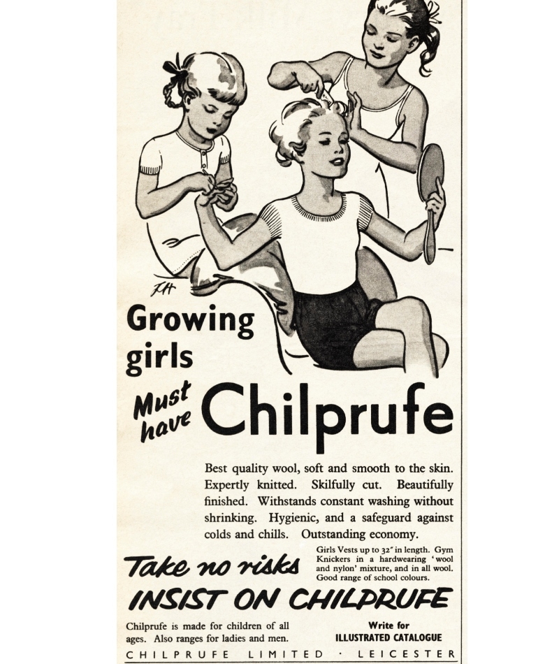 A Weird Chilprufe Ad | Alamy Stock Photo by f8 archive 