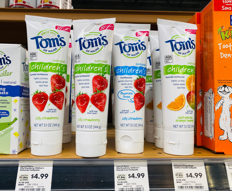 Made in the USA: Tom’s of Maine Toothpaste | Shutterstock