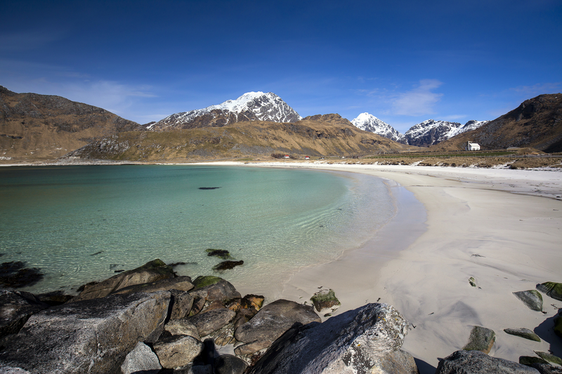 UTAKLEIV BEACH, NORWAY | Getty Images Photo by Andia/Universal Images Group 