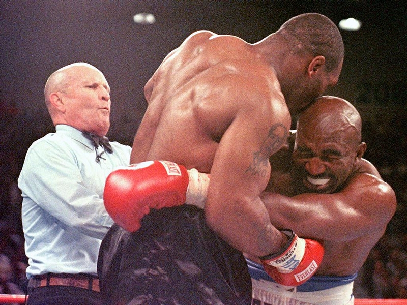 Mike Tyson’s Bite | Getty Images Photo by JEFF HAYNES / AFP