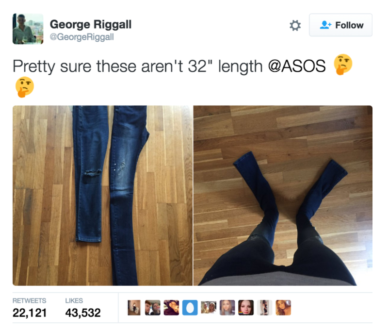 Stilts Not Included | Twitter/@GeorgeRiggall