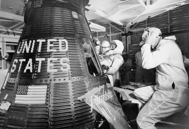 John Glenn Before Blastoff | Getty Images Photo by Bettman/Contributor