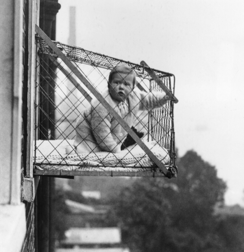Cages for Babies | Getty Images Photo by Fox Photos