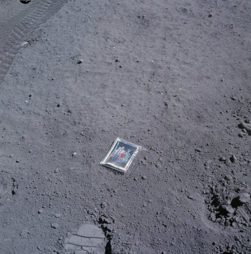 Family Photo on the Moon | Alamy Stock Photo