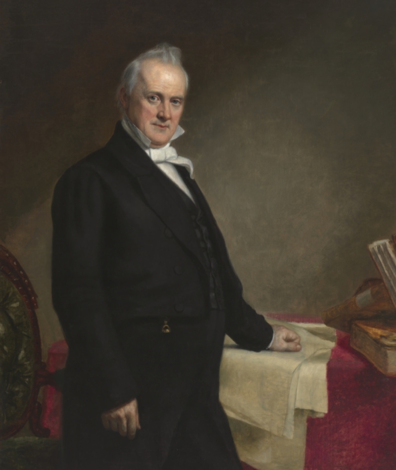 7. James Buchanan (No. 15) - IQ 139.6 | Getty Images Photo by Heritage Art/Heritage Images