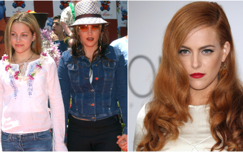 Lisa Presley’s daughter: Riley Keough | Getty Images Photo by CHRIS DELMAS/AFP & Alamy Stock Photo by Hubert Boesl/dpa NO WIRE SERVICE/Alamy Live News