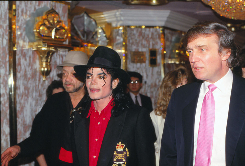 Trump And The King Of Pop | Getty Images Photo by Jeffrey Asher