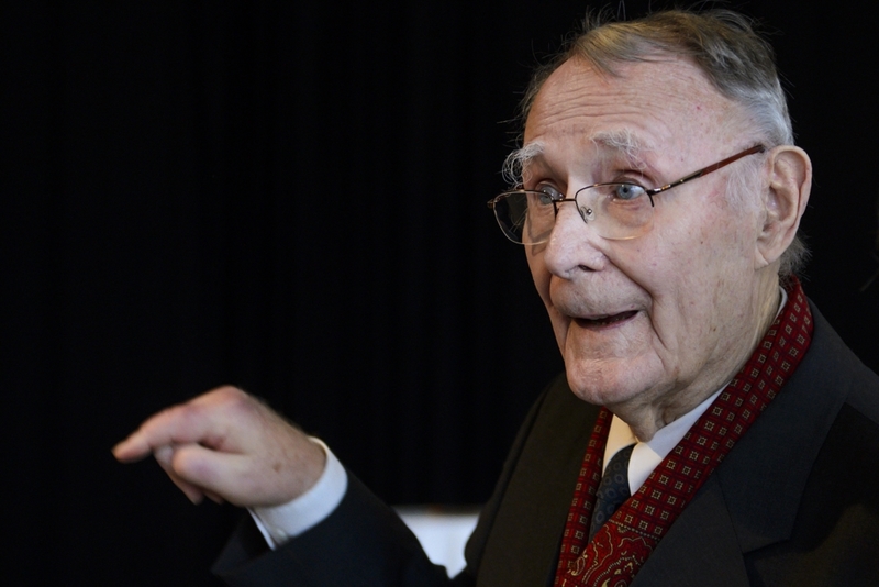 Ingvar Kamprad | Getty Images Photo by FABRICE COFFRINI/AFP