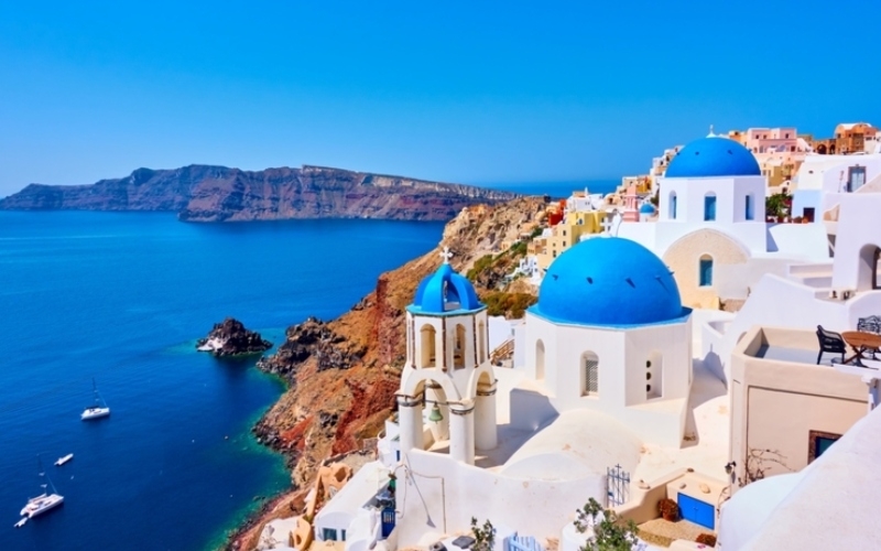 Fantasy: Santorini Island, Greece | Shutterstock